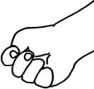 Qi Gong - Cerimonia di chiusura - pollice sul palmo 2 Qi Gong - Cerimonia di chiusura - pollice sul palmo 2